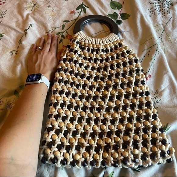 Coastal beaded CC California beach style purse - Picture 3 of 8